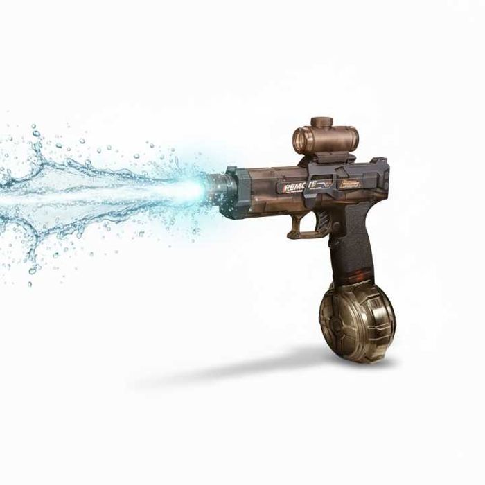 Pistolet na Wodę Elektryczny LED Mocny Strzał duży zbiornik Led