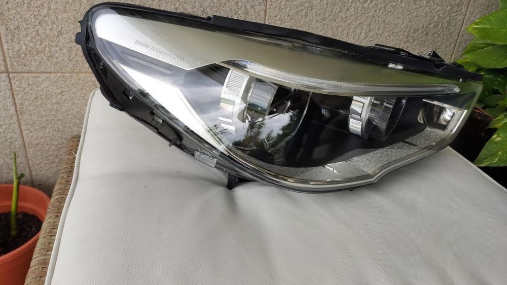 farol direito full Led Adaptativ BMW série 5 GT lci