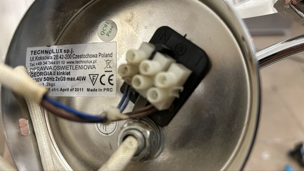 Lampy glamour żyrandole krysztalowe + kinkiety