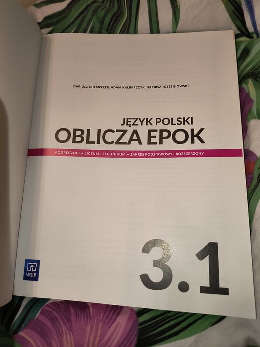 Podręcznik Język Polski Oblicza Epok 3.1