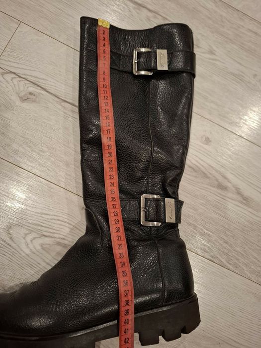 Жіночі сапожки 25.5 устілка,шкіра