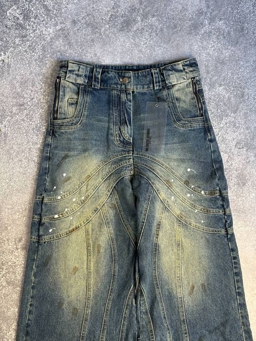 NFS NO FAITH STUDIOS baggy faded opium archive джинси широкие джинсы