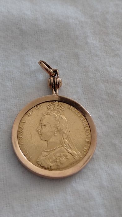 Libra Ouro com Aro 1887