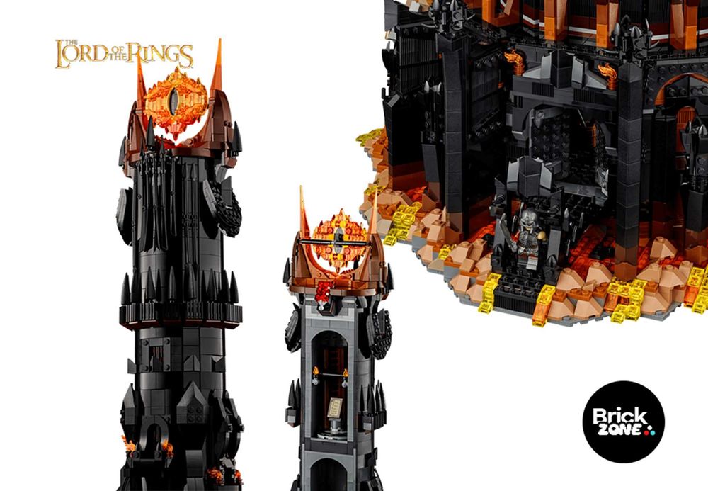 ‼️5471 деталей‼️Конструктор Lego The Lord of the Rings: Barad-dur / Володар Перснів Барад-Дур (10333)