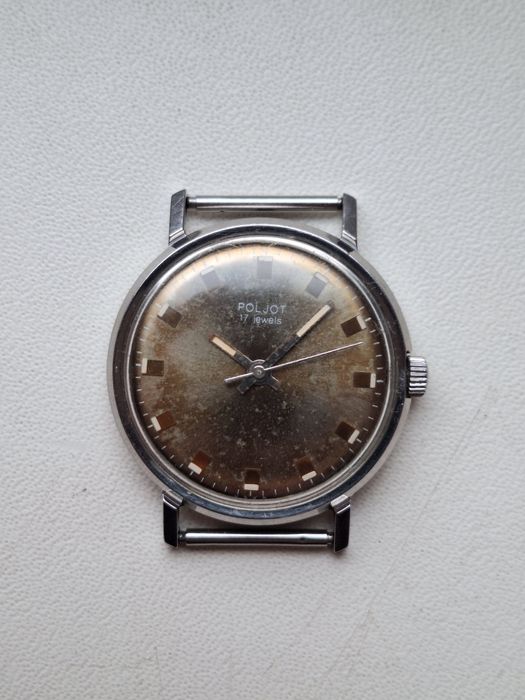 Часы Полет 17 Камней СССР Корпус Нержавейка.