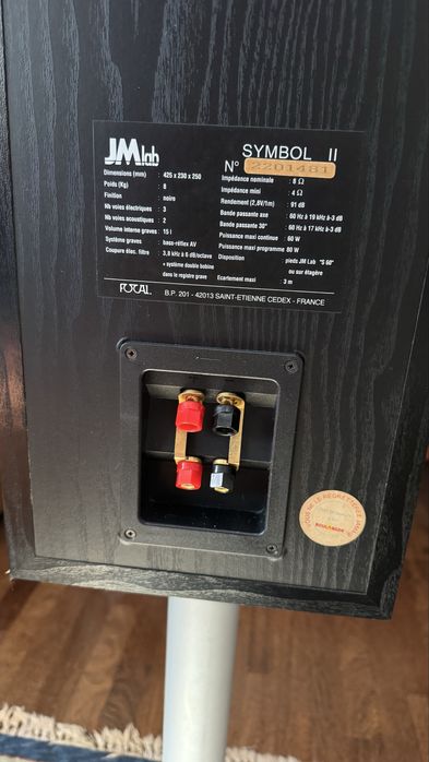Colunas Hi-Fi Focal JMlab Symbol 2 – Excelente Som (Vintage / Made in France)