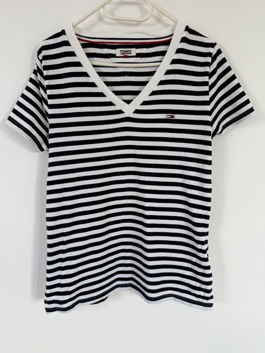 T-shirt w paski Tommy Jeans