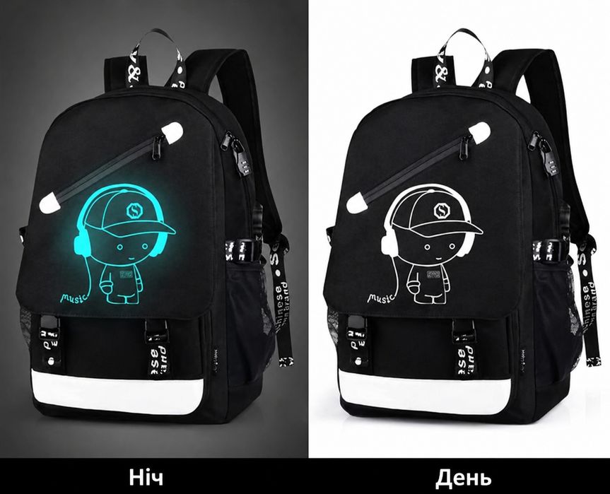 Дитячий шкільний комплект 4 в 1 рюкзак портфель, папка А4, сумка для змінного взуття, пенал