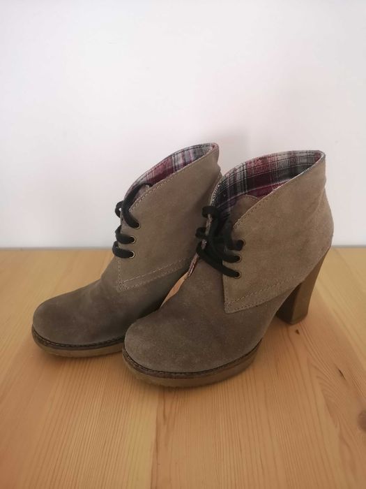 Replay Suede Ankle Boots Size 37