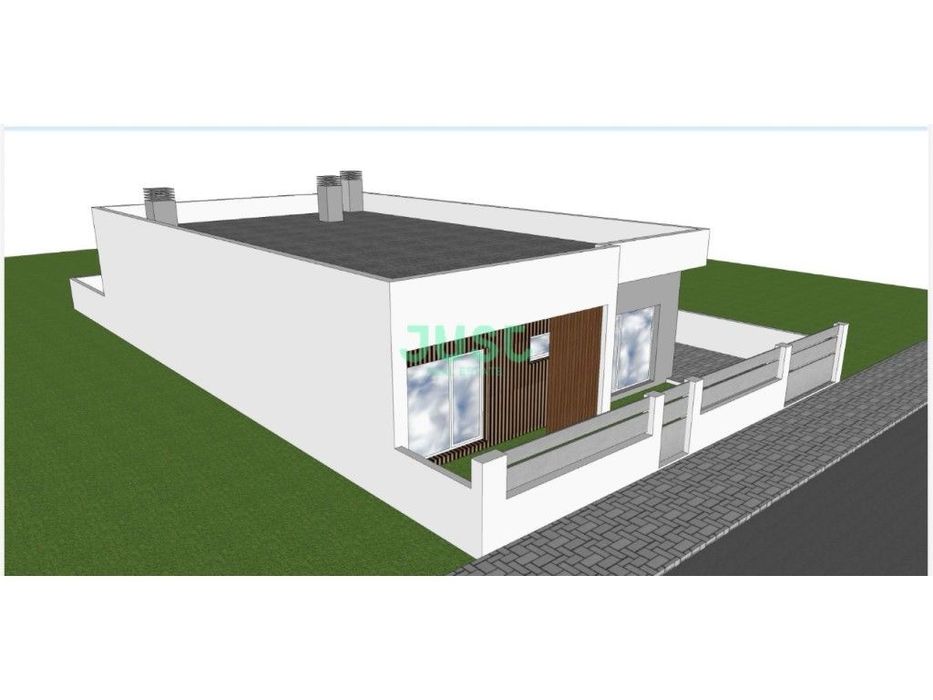 Moradia térrea, T3 com garagem em Fernão Ferro - Pinhal General.