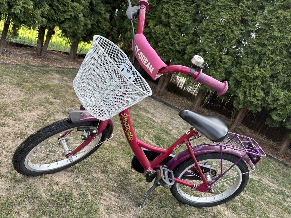 Rower dziewczecy kola 16