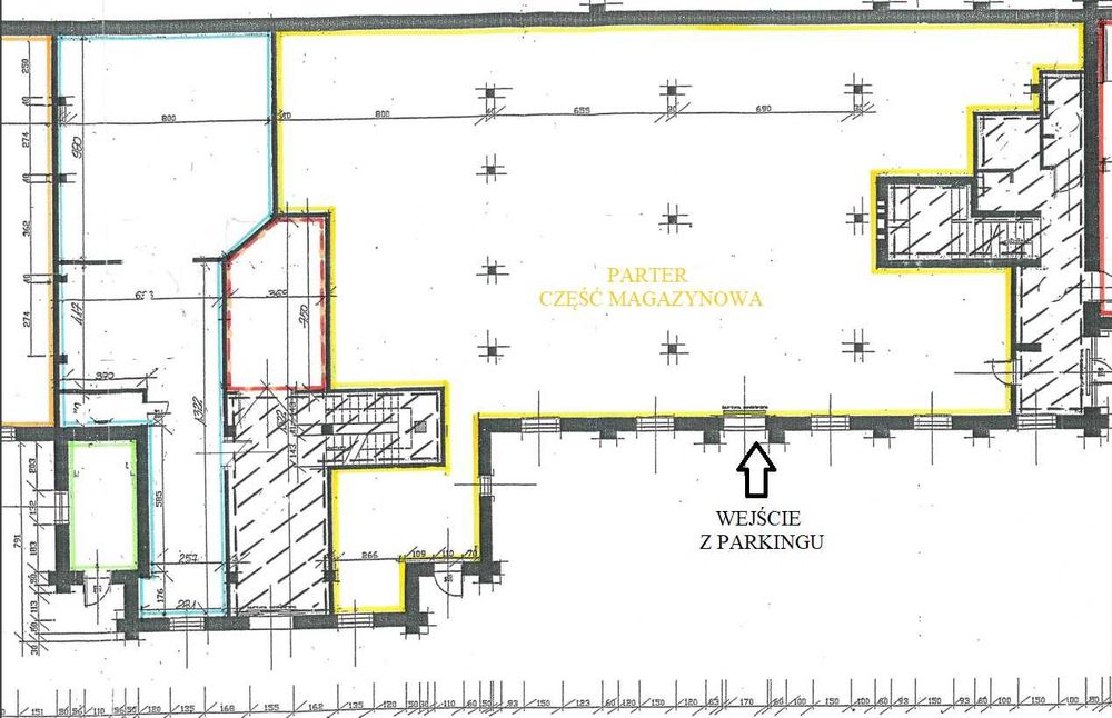 Lokal handel usługi magazyn 300 m2 parter, parking