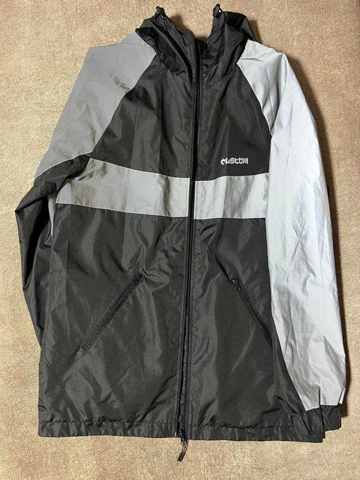 Вітрoвка чоловіча Athletic чорна/рефлективна Custom Wear