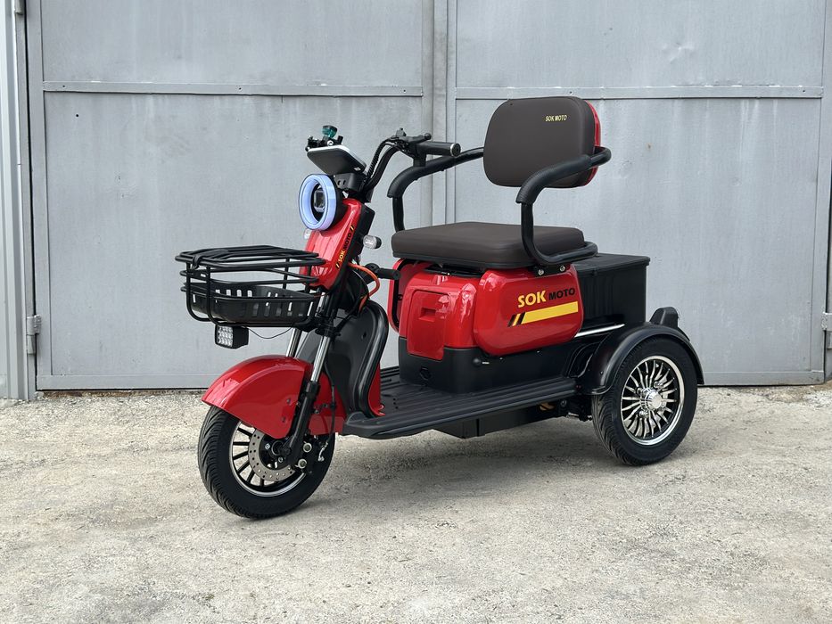 Електричний трицикл Sok Moto 1500W‼️в наявності‼️