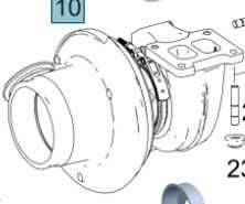 Turbosprężarka do Mercedes  OM 473 Nowa MTU DEUTZ ROPA Bell