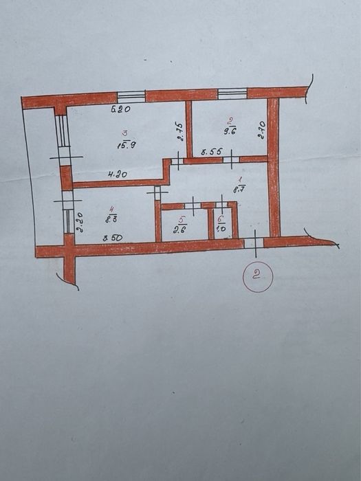 Продам 2х.ком.квартиру ул.Больнична,пгт Софиевка