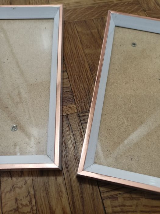 Ramki na zdjęcia różowe złoto