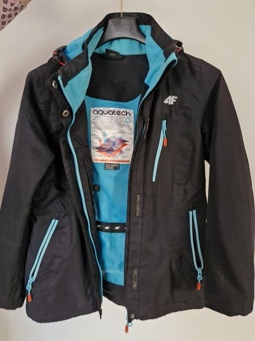 Kurtka narciarska dziewczęca 4F