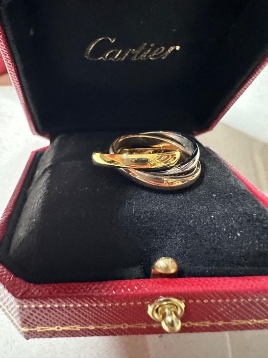 Каблучка кольцо Cartier Trinity