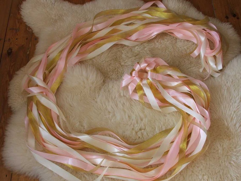 Nowość -obręcz, opaska ring na bukiet ślubny DOWOLNA KOLORYSTYKA