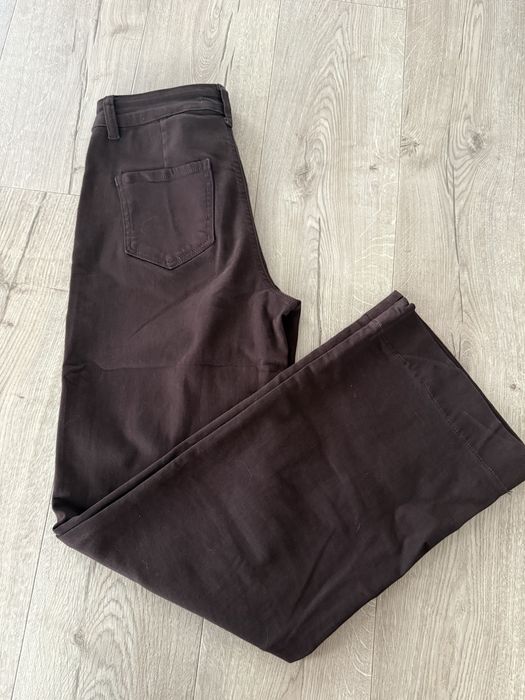 Jeansy culotte czekolada M