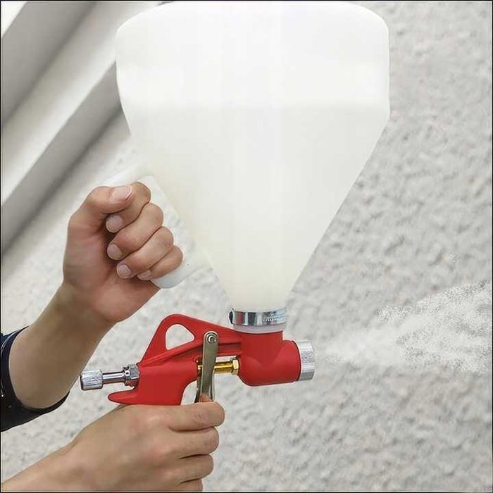 Pistolet do tynkowania tynków malowania pneumatyczny   ŚCIAN TYNKARSKI