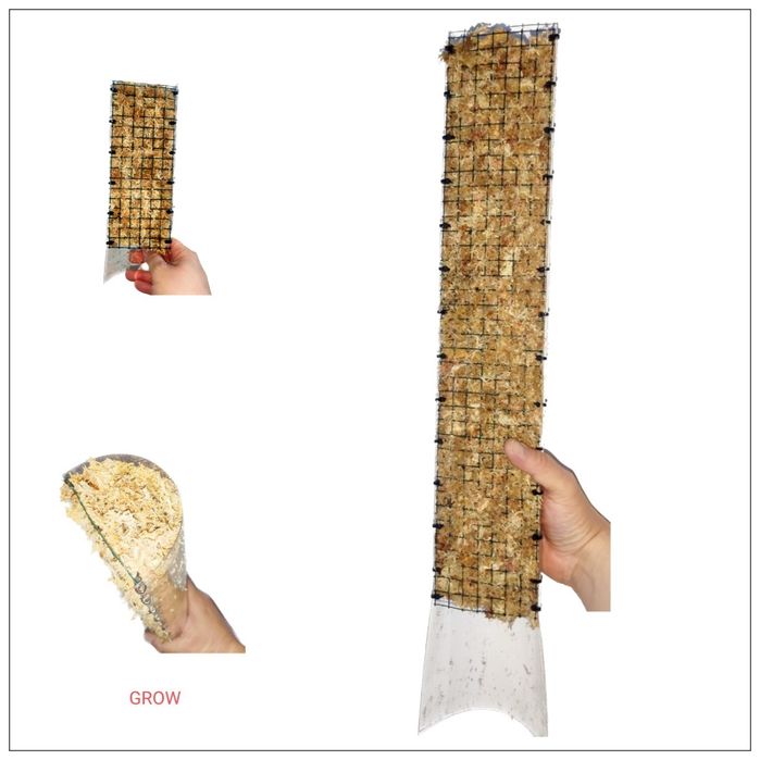 Palik z mchu sphagnum typu grow vertical rozmiar 50x9