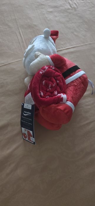 Peluche com manta