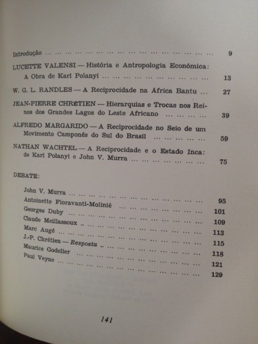 W. G. L. Randles e Nathan Wachtel - Para uma História Antropológica