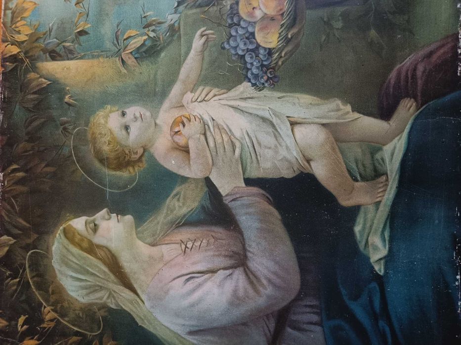 oleodruk święta rodzina obraz święty dewocjonalia