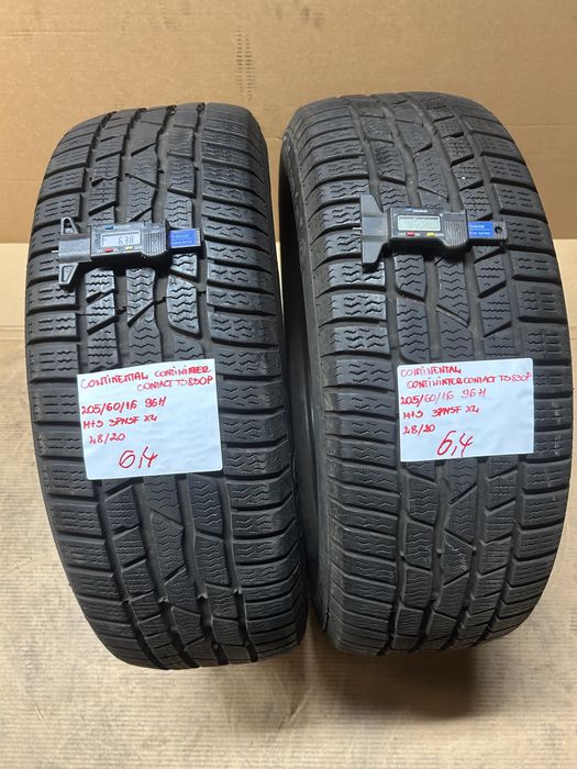2x 205/60R16 96H Continental CONTIWINTERCONTACT TS830P opona