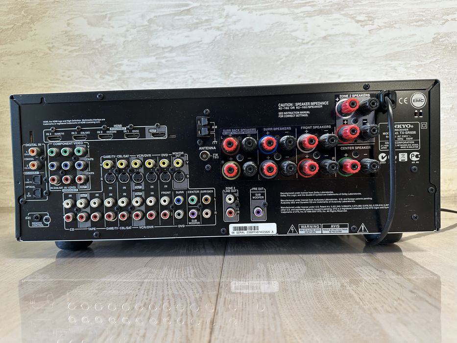 AV-ресивер TX-SR 606 7x140Вт, HDMI: 7 500 грн. - Підсилювачі та ...