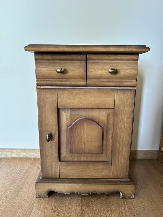 Stolik nocny - zestaw 2 sztuki / drewno