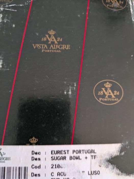 Açucareiro Vista Alegre verde Novo