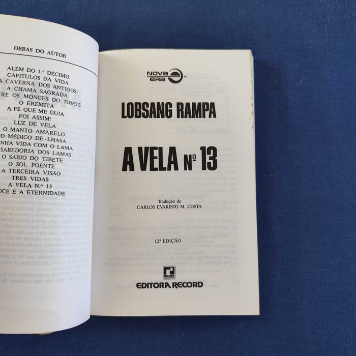 Lobsang Rampa - A Vela n. º 13