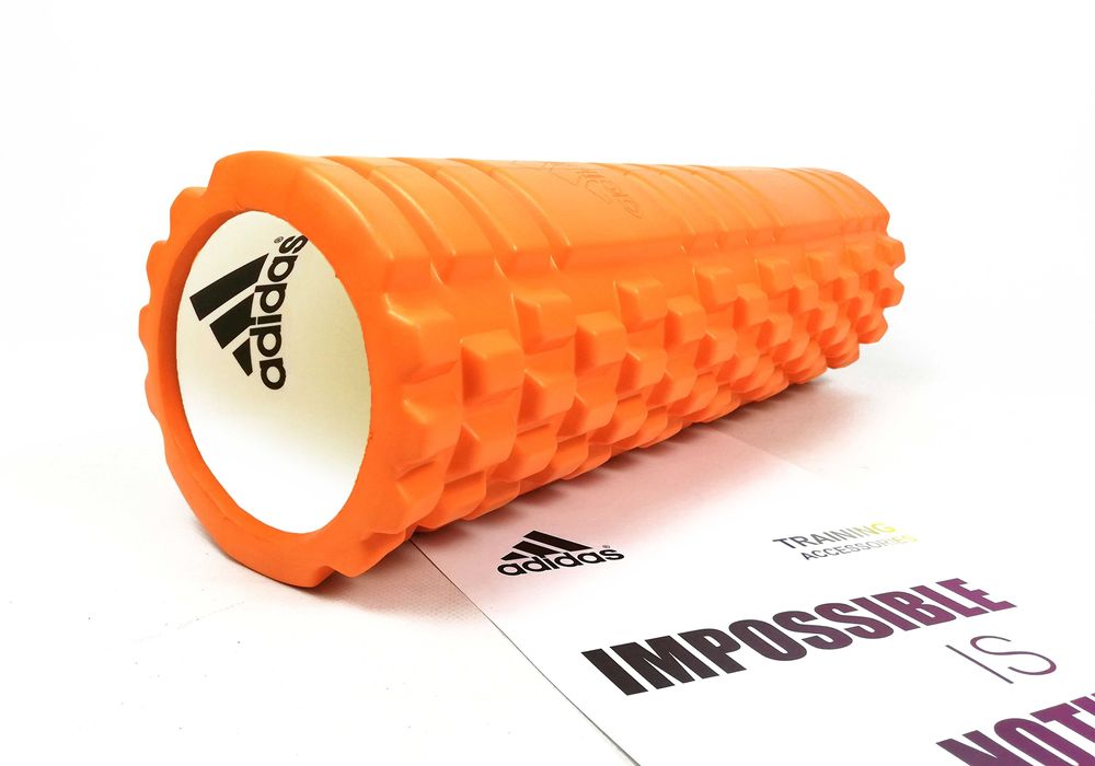 Ролик Adidas 45 см+ЧОХОЛ/масажний валик-ролер для масажу спини, ніг
