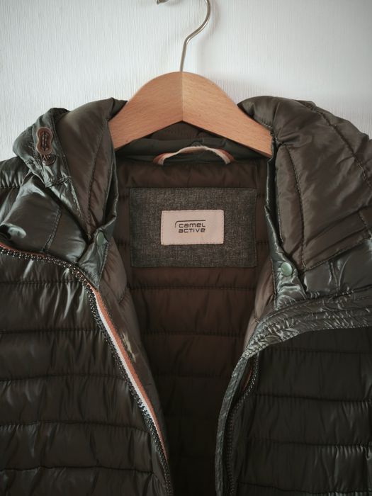 Dłuższa Ocieplana Przejściowa Kurtka Damska Camel Active 38