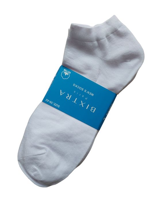 Skarpety męskie bawełniane Stópki białe