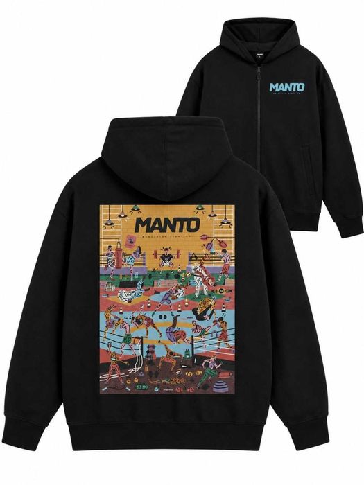 ‼️SALE‼️ Зіп худі MANTO зіпка манто чорна
