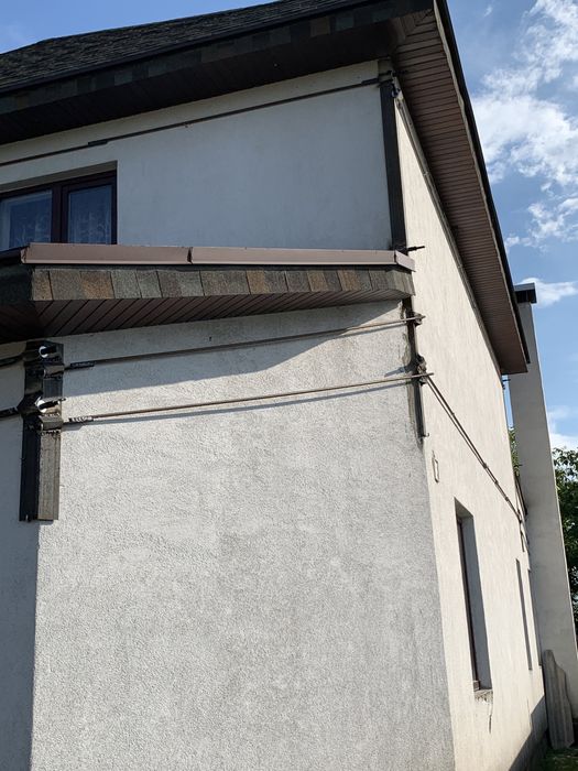 Стяжка будинку хати дома арматурою від тріщин стягування будинків стін