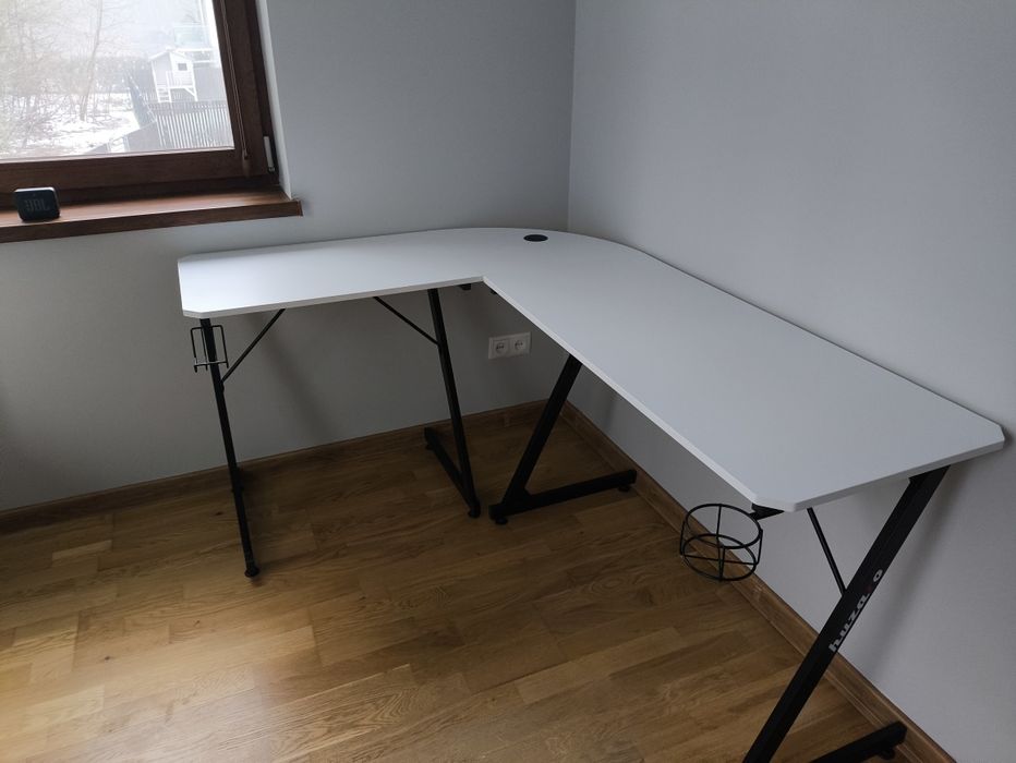 Biurko narożne białe