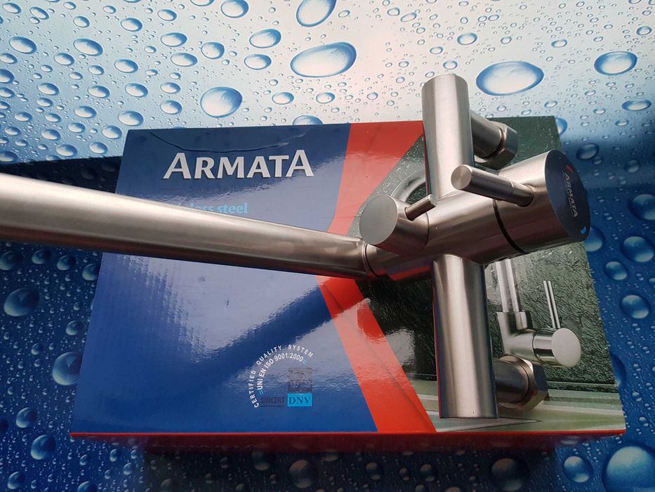 Смеситель змiшувач для ванны из нержавеющий стали ARMATA SUS-006 EURO