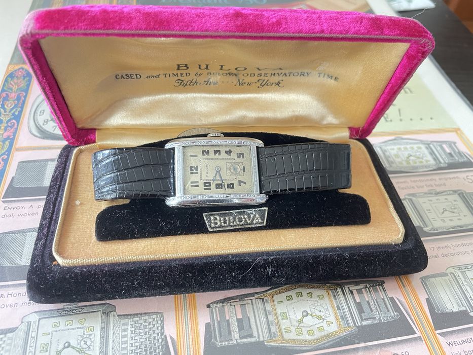 Zegarek Bulova model President z 1930 roku