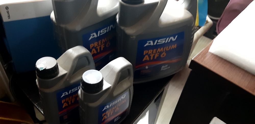 Масло ATF 6 AISIN 12л оригінал + фільтр Subaru 38325AA032