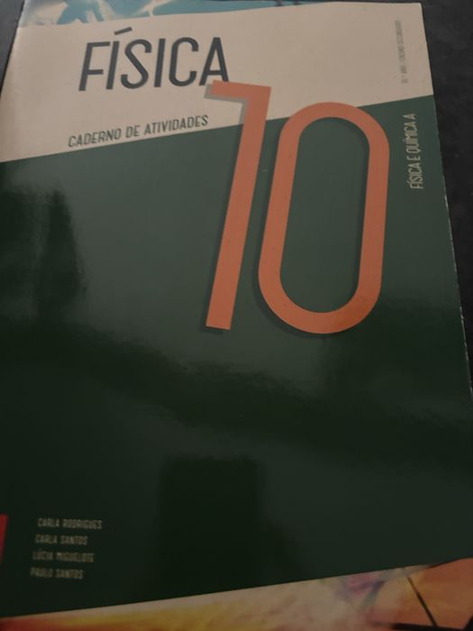 Manuais escolares de Fisica e Quimica -10 ano