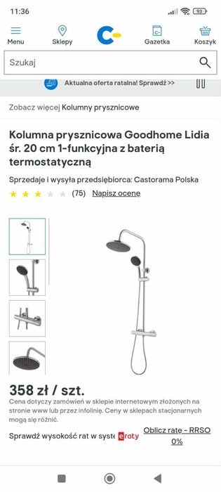 Kolumna prysznicowa
