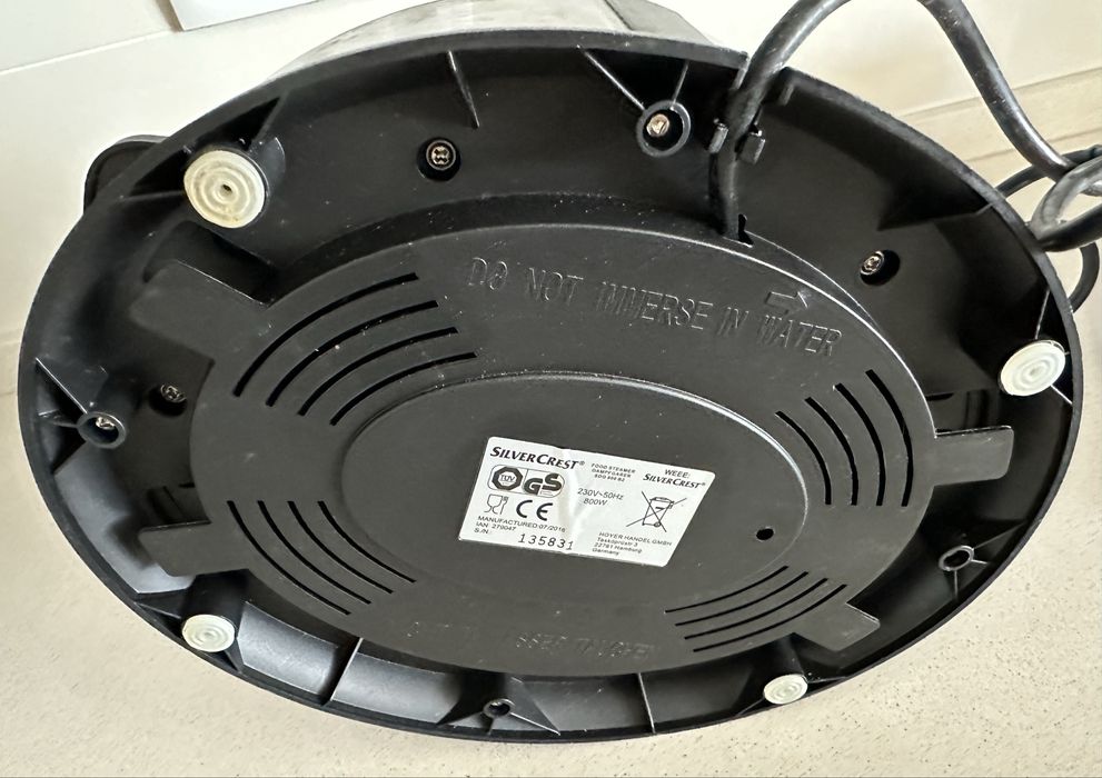 Máquina para cozinhar a vapor com três andares + travessa