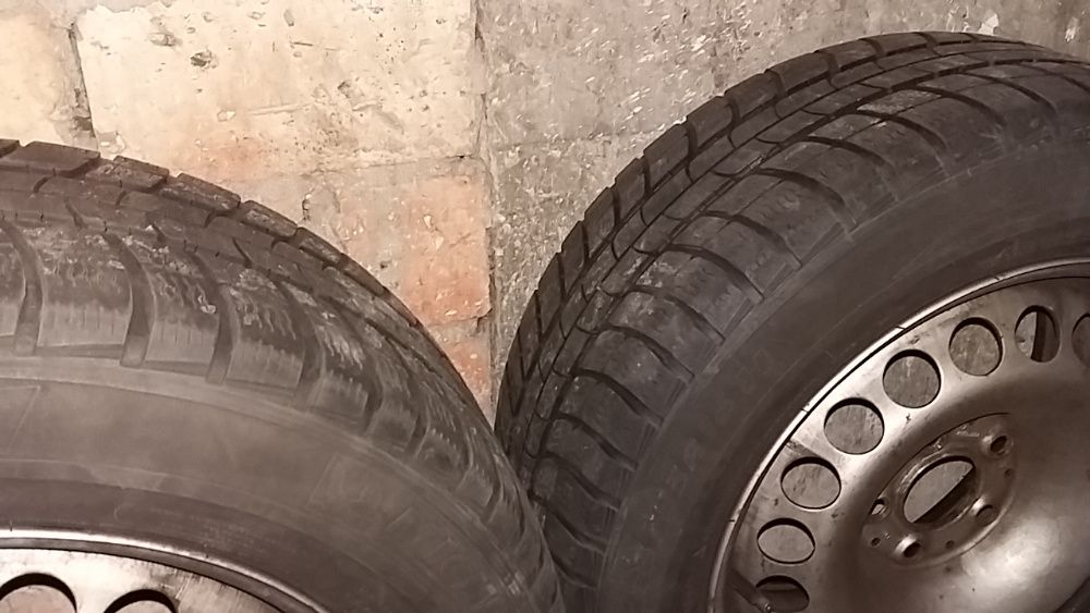 opony zimowe R16 Michelin Alpin Pilot z felgami stalowymi