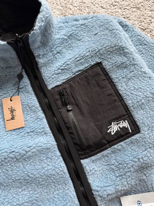 Шерпа Stussy (куртка двухсторонняя)