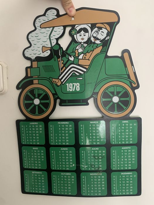 Calendário Vintage 1978